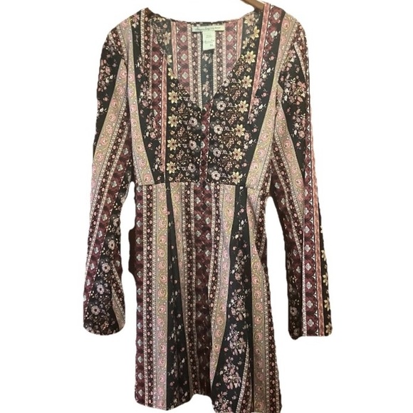 American Rag Cie Fit and Flare Floral Dress Multicolor Size XL - Picture 1 of 13